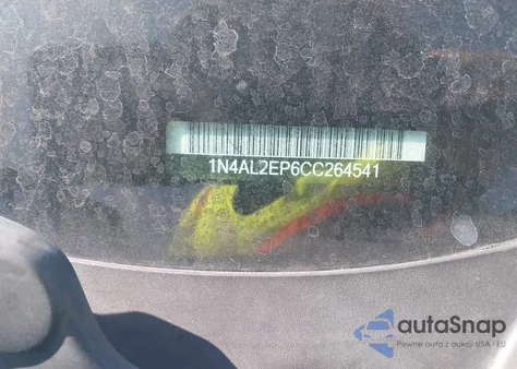 2012 Nissan Altima 2.5 S из США, поврежденный, VIN 1N4AL2EP6CC264541